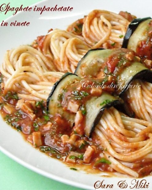 Spaghete impachetate in vinete 3-1