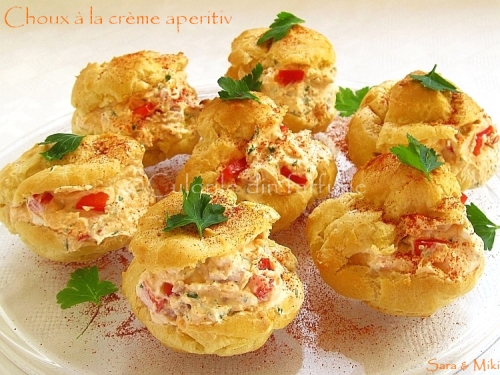 Choux à la crème aperitiv 1-1