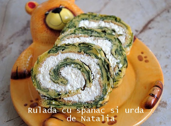Rulada cu spanac si urda de Natalia