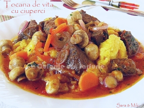 Tocanita de vita cu ciuperci 1-1