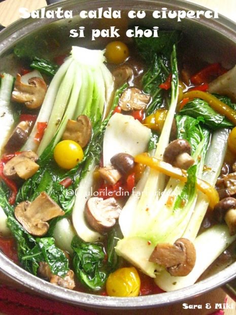 salata-calda-cu-ciuperci-si-pak-choi-1